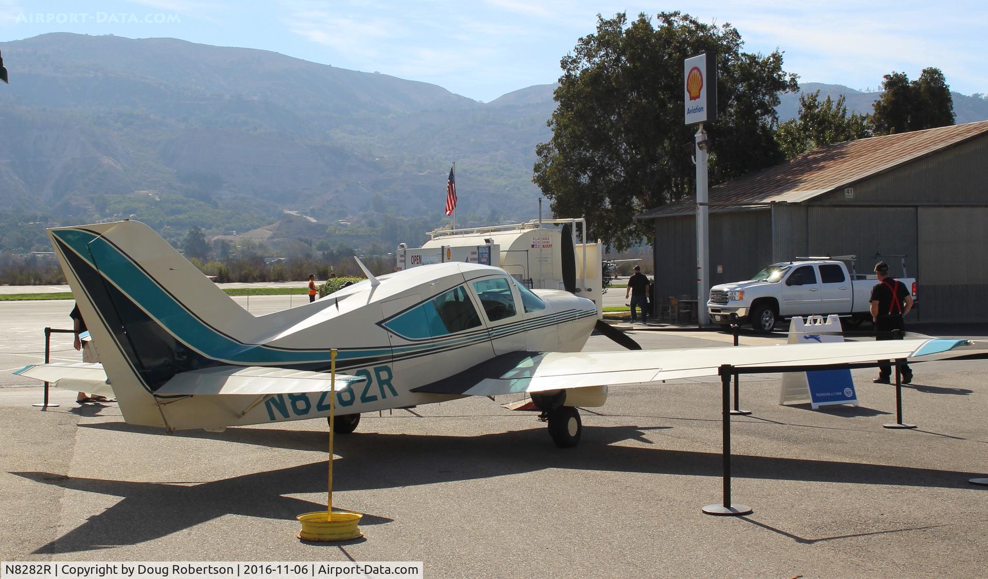 N8282R, 1972 Bellanca 17-30A Viking C/N 30468, 1972 Bellanca 17-30A VIKING, Continental IO-520 285 Hp, feature aircraft of Santa Paula Aviation Museum Open House First Sundays. Aircraft changes each month with narration.