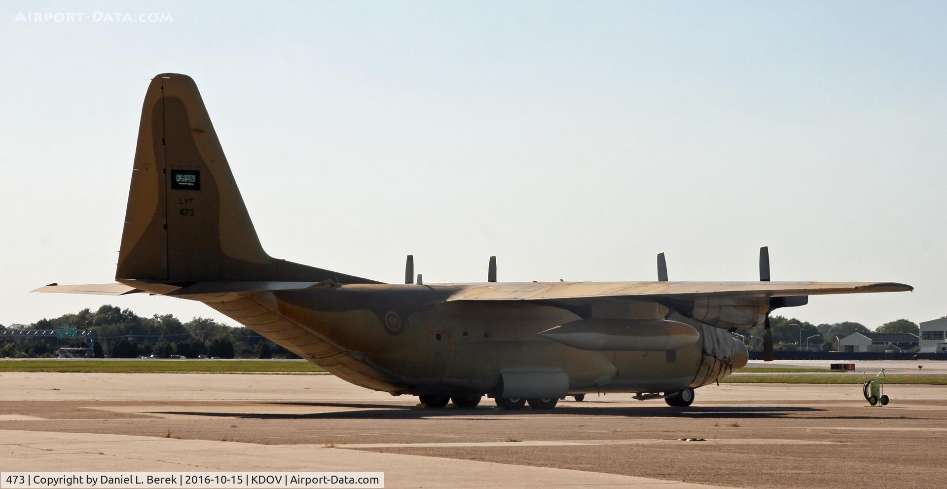 473, Lockheed C-130H Hercules (L-382) C/N 382-5235, I'm not sure what this Hercules was doing at a remote part of Dover Air Force Base, near the AMC Museum.