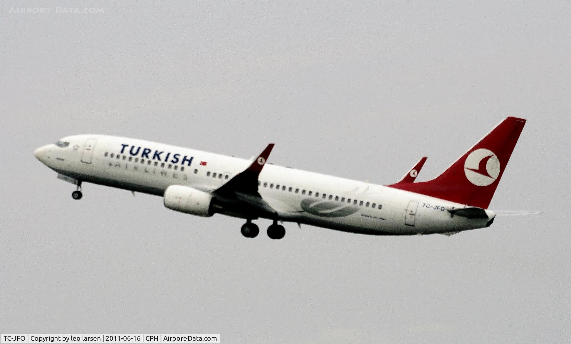 TC-JFO, 1999 Boeing 737-8F2 C/N 29777, Copenhagen 16.6.11