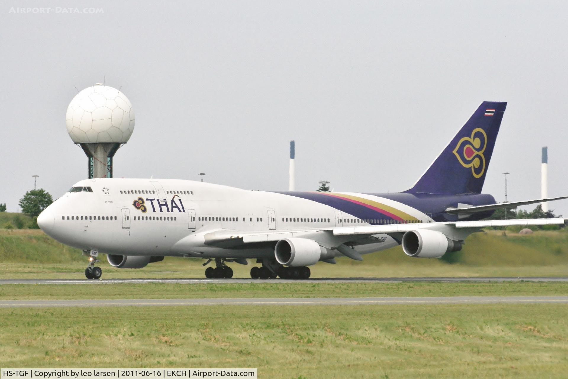 HS-TGF, 2003 Boeing 747-4D7 C/N 33770, Copenhagen 16.6.11