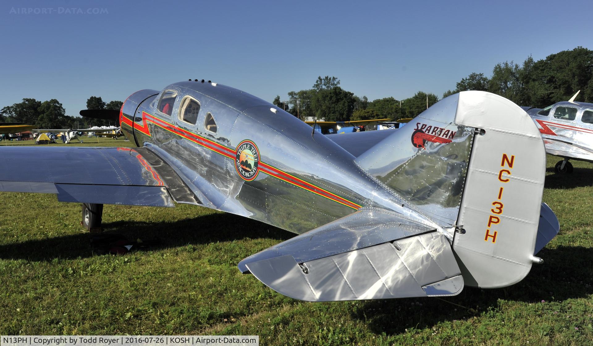 N13PH, 1938 Spartan 7W Executive C/N 13, Airventure 2016