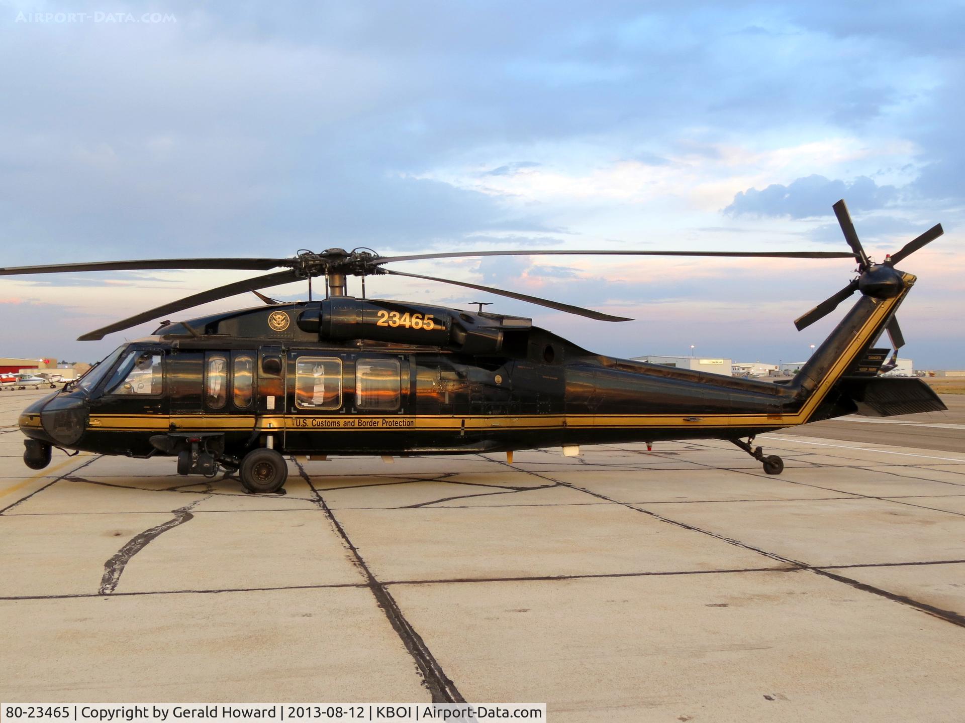 80-23465, 1980 Sikorsky S-70A Black Hawk C/N 70-224, Early morning photo.