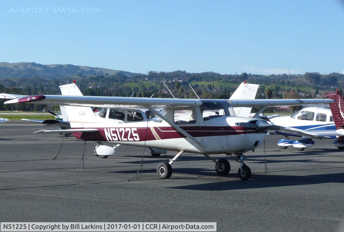 N51225, 1968 Cessna 150J C/N 15069850, Visitor for New YearsDay Jan 1, 2017.