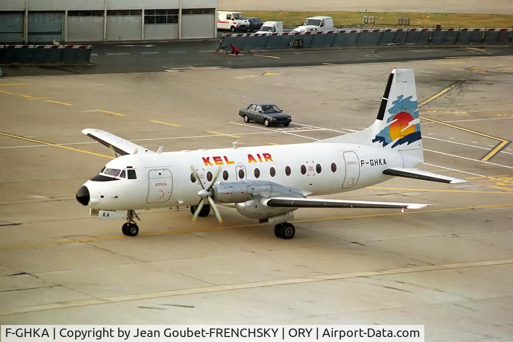 F-GHKA, 1970 Hawker Siddeley HS.748 Series 2A C/N 1680, Heliglobe Finet France 
