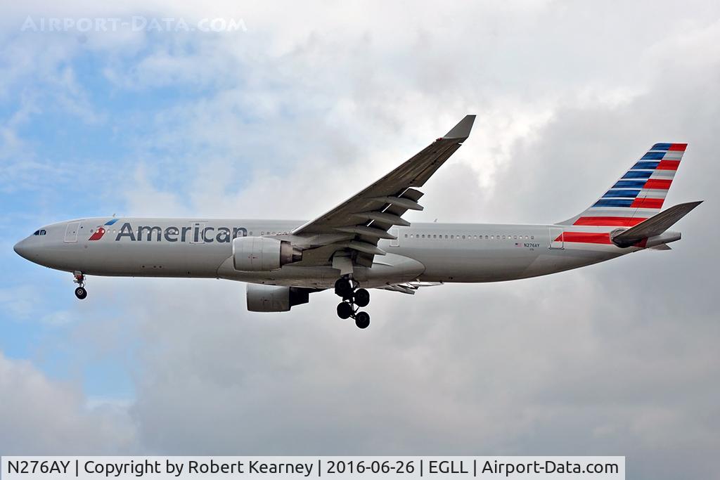 N276AY, 2000 Airbus A330-323 C/N 375, Arriving 27L
