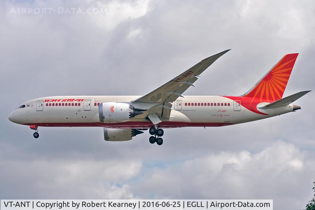 VT-ANT, 2014 Boeing 787-8 Dreamliner C/N 36291, Arriving 27L