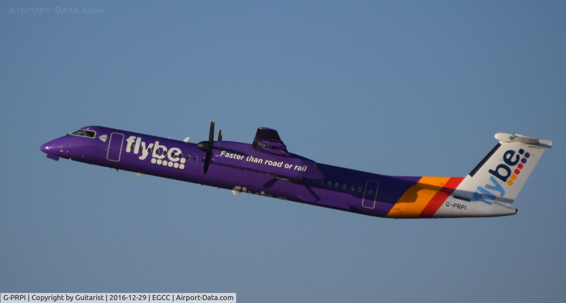 G-PRPI, 2008 Bombardier DHC-8-402 Dash 8 C/N 4204, At Manchester