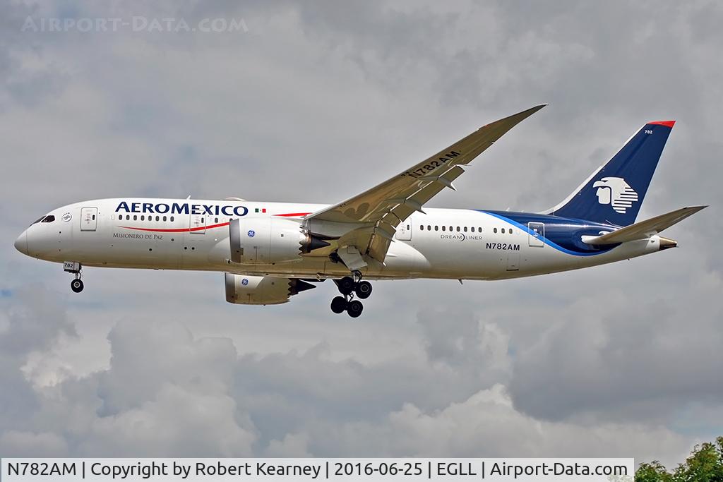 N782AM, 2015 Boeing 787-8 Dreamliner C/N 37165, Arriving 27L