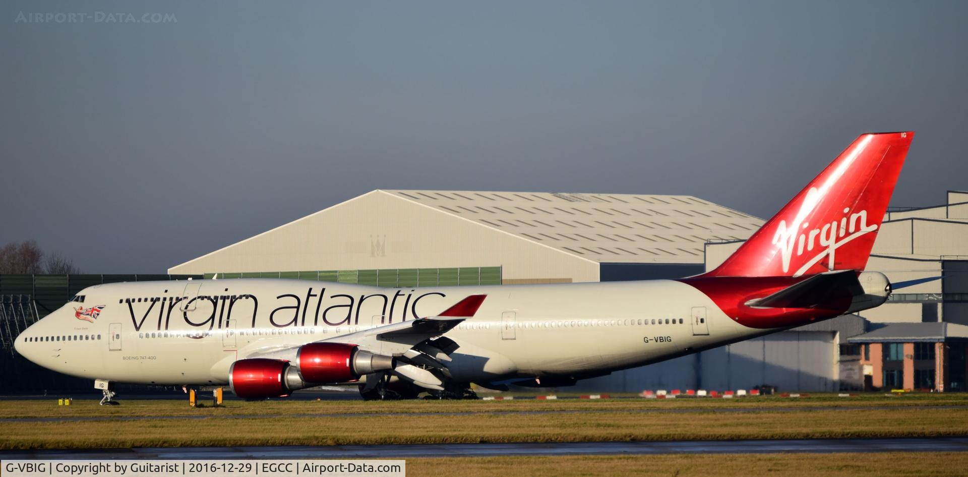 G-VBIG, 1996 Boeing 747-4Q8 C/N 26255, At Manchester