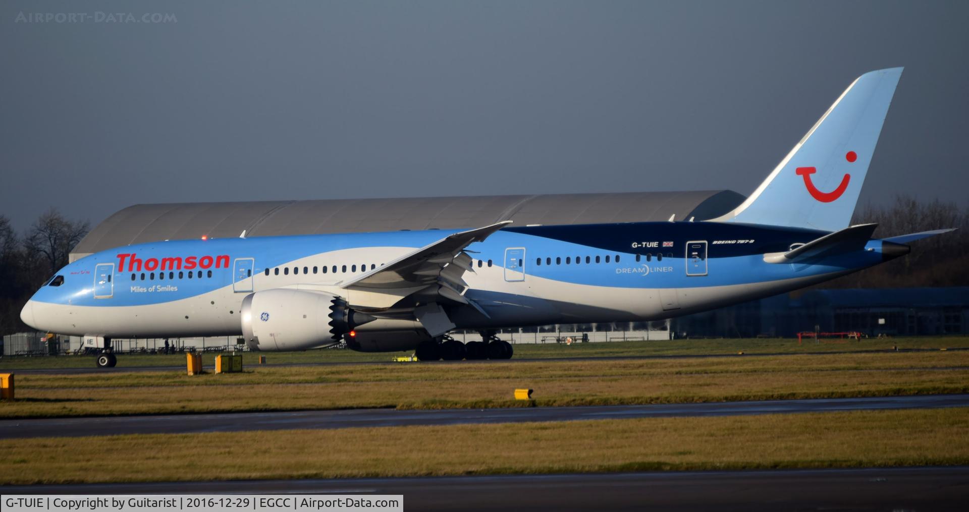 G-TUIE, 2014 Boeing 787-8 Dreamliner C/N 37227, At Manchester