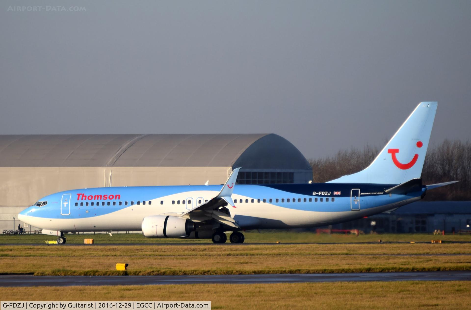 G-FDZJ, 2007 Boeing 737-8K5 C/N 34690, At Manchester