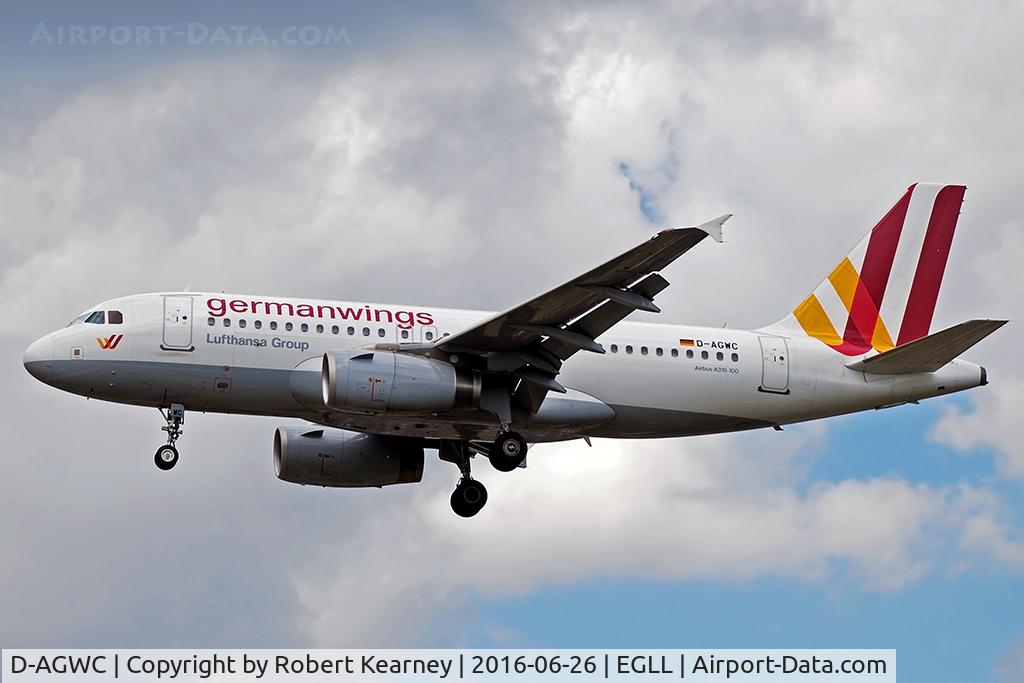 D-AGWC, 2006 Airbus A319-132 C/N 2976, Arriving 27L