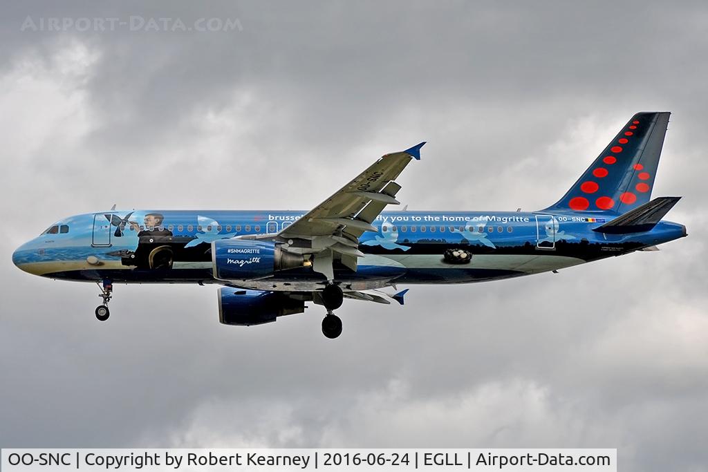 OO-SNC, 2002 Airbus A320-214 C/N 1797, Arriving 27L