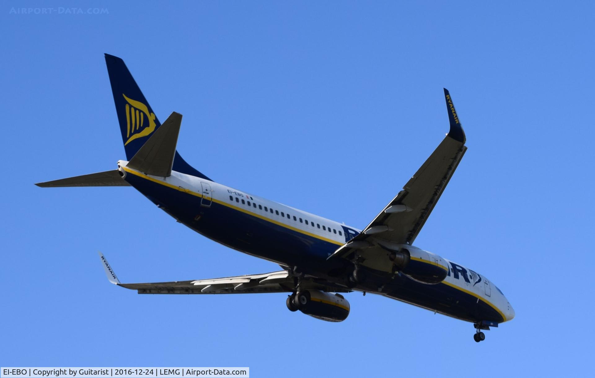 EI-EBO, 2009 Boeing 737-8AS C/N 35004, At Malaga