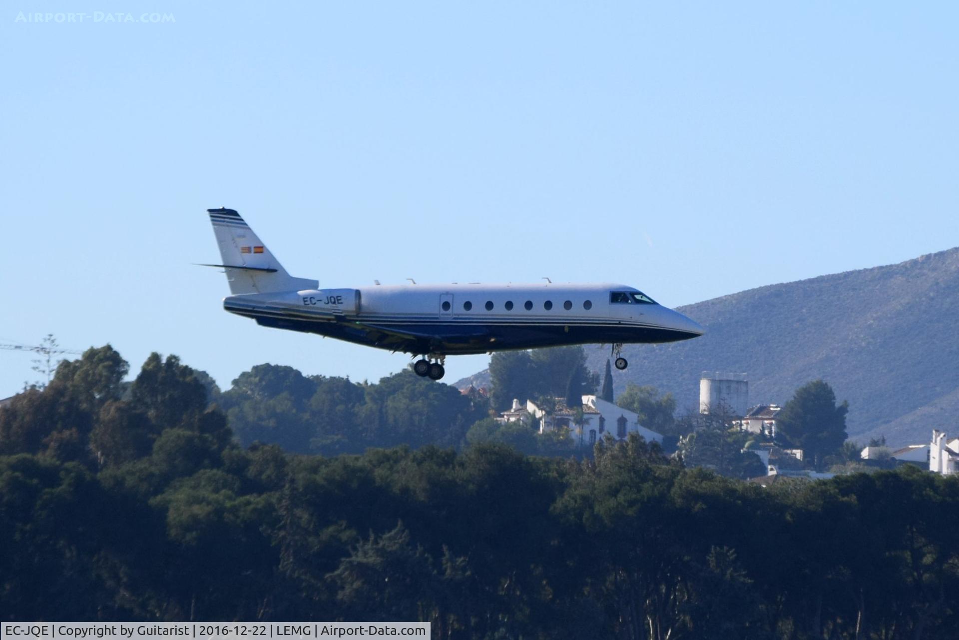 EC-JQE, 2005 Israel Aircraft Industries Gulfstream 200 C/N 125, At Malaga
