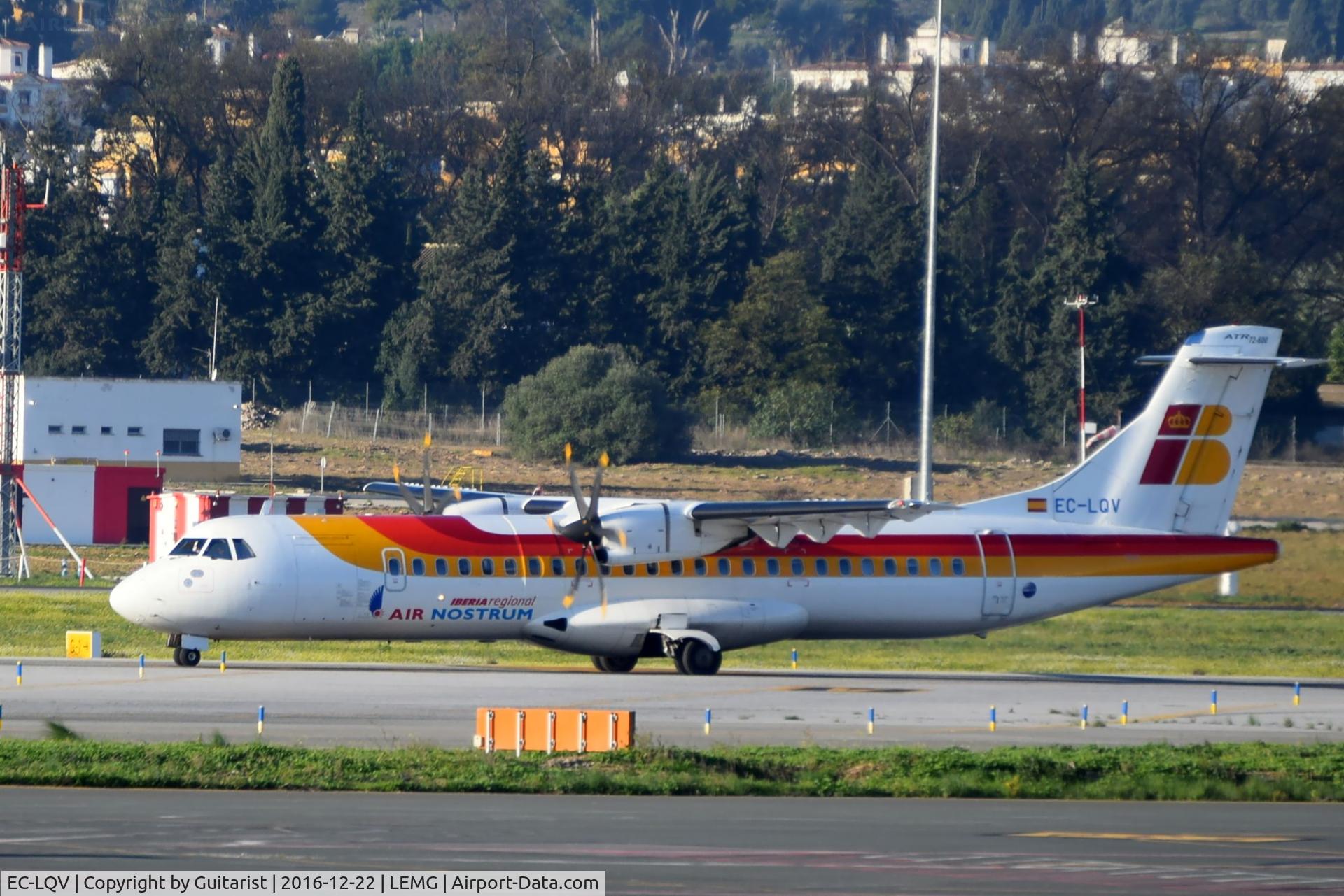 EC-LQV, 2012 ATR 72-600 C/N 0995, At Malaga
