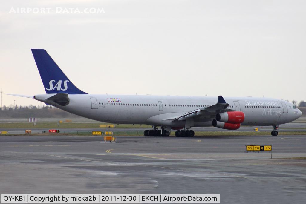OY-KBI, 2001 Airbus A340-313X C/N 430, Landing. Scrapped in september 2020.