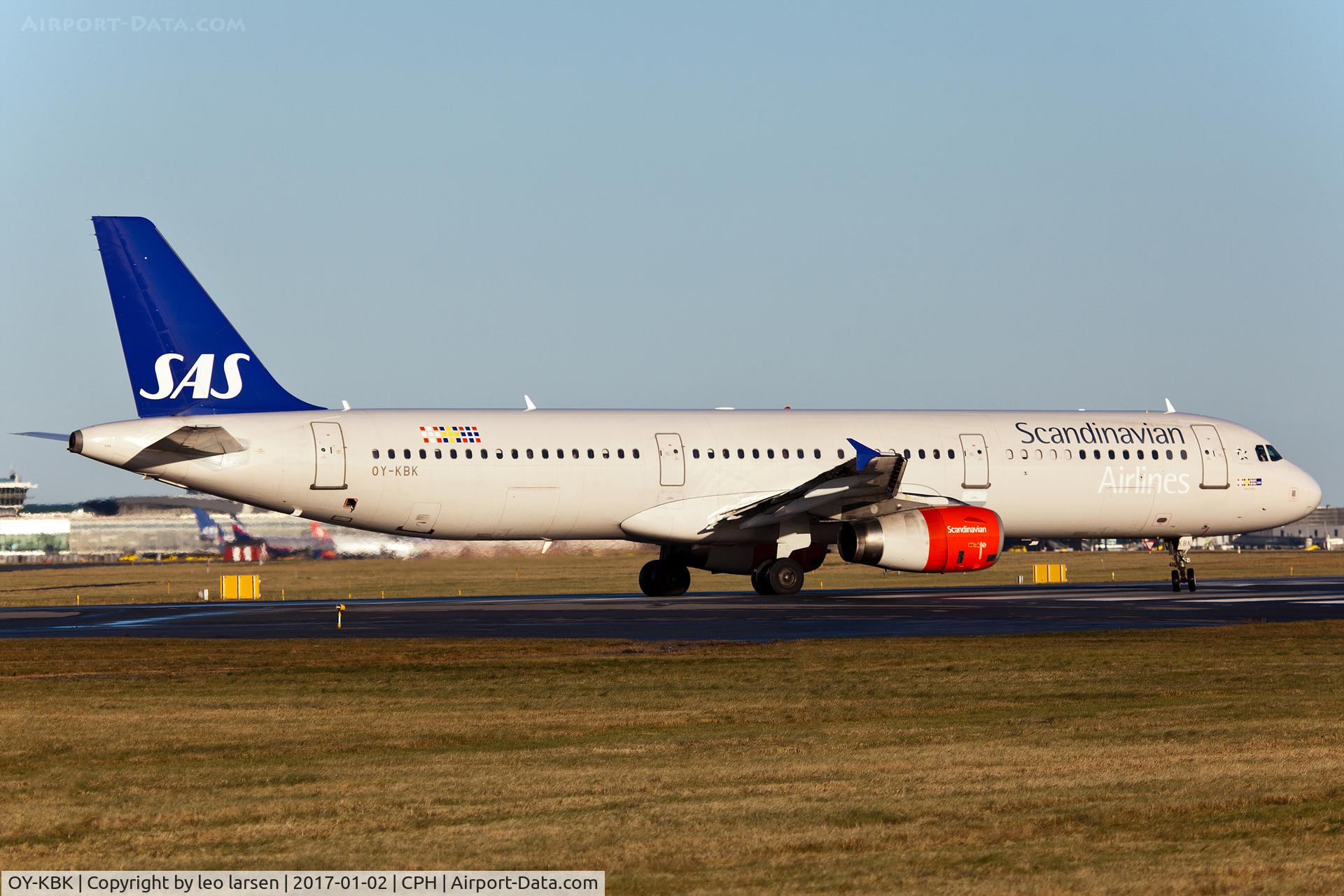 OY-KBK, 2001 Airbus A321-232 C/N 1587, Copenhagen 2.1.17
