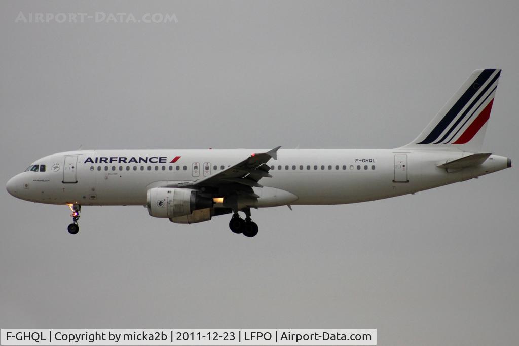 F-GHQL, 1991 Airbus A320-211 C/N 0239, Landing