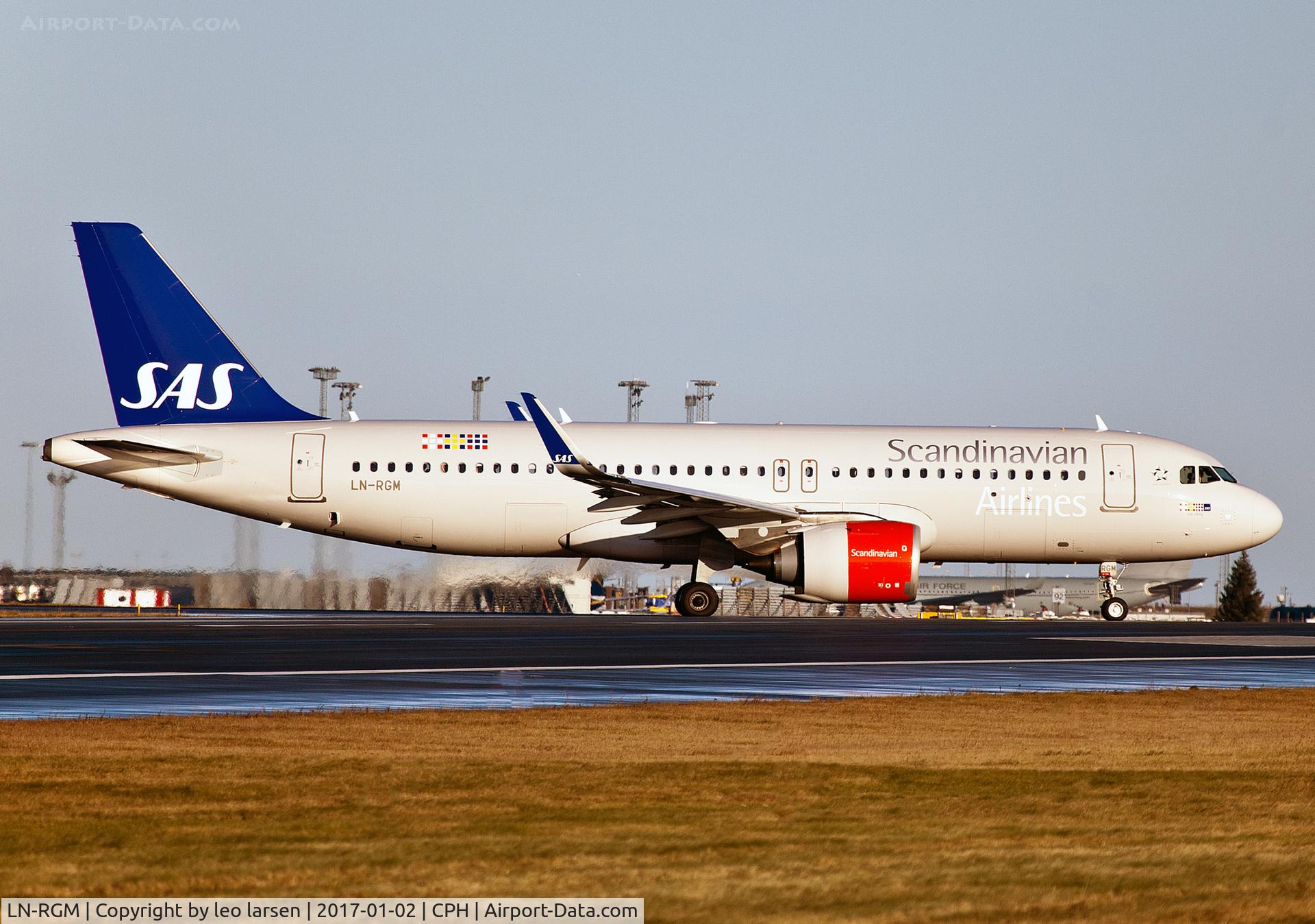 LN-RGM, 2016 Airbus A320-251N C/N 7277, Copenhagen 2.1.17