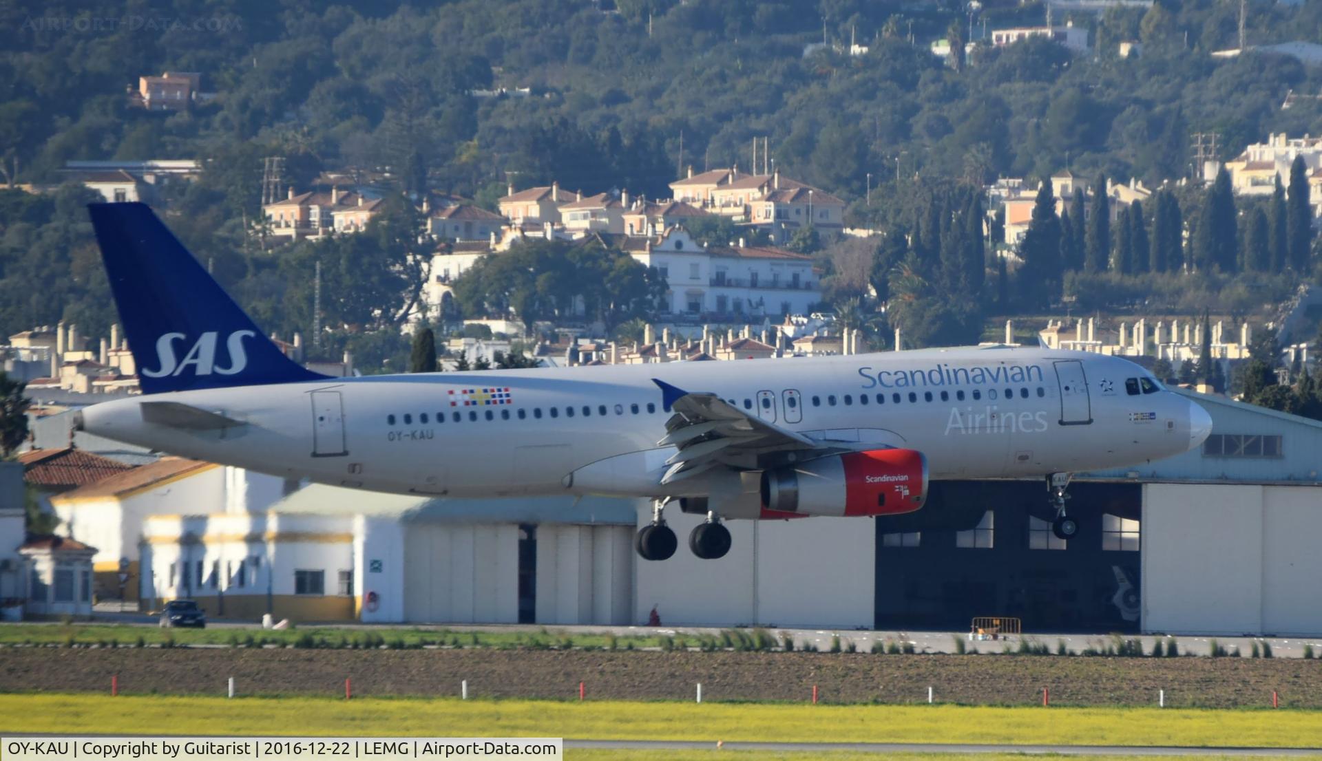 OY-KAU, 2007 Airbus A320-232 C/N 3227, At Malaga