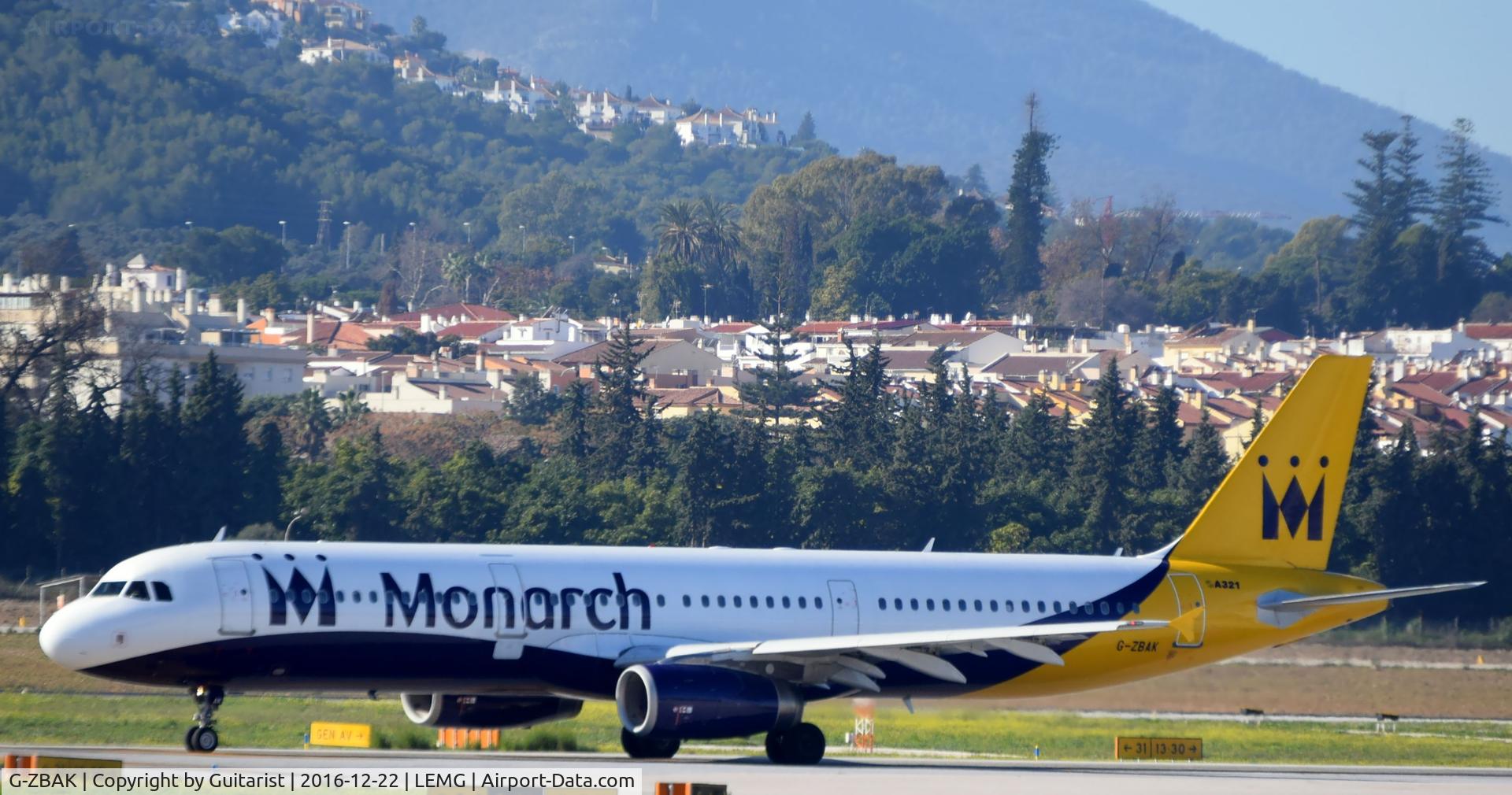 G-ZBAK, 2008 Airbus A321-231 C/N 3458, At Malaga