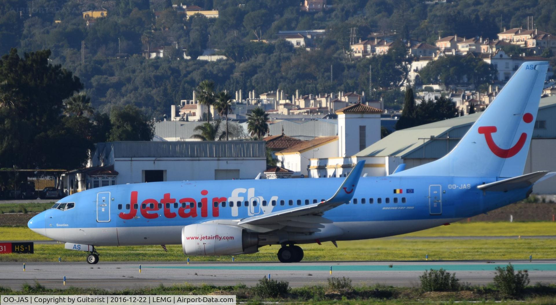 OO-JAS, 2008 Boeing 737-7K5 C/N 35144, At Malaga