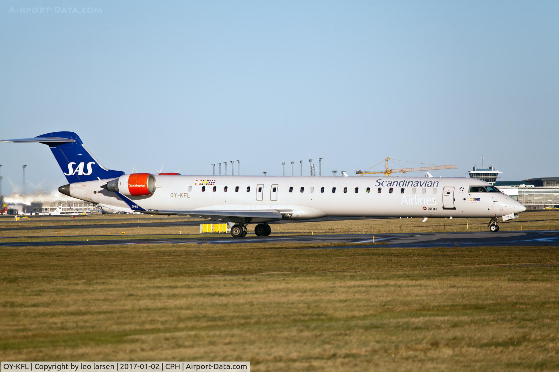 OY-KFL, 2009 Bombardier CRJ-900 NG (CL-600-2D24) C/N 15246, Copenhagen 2.1.2017
