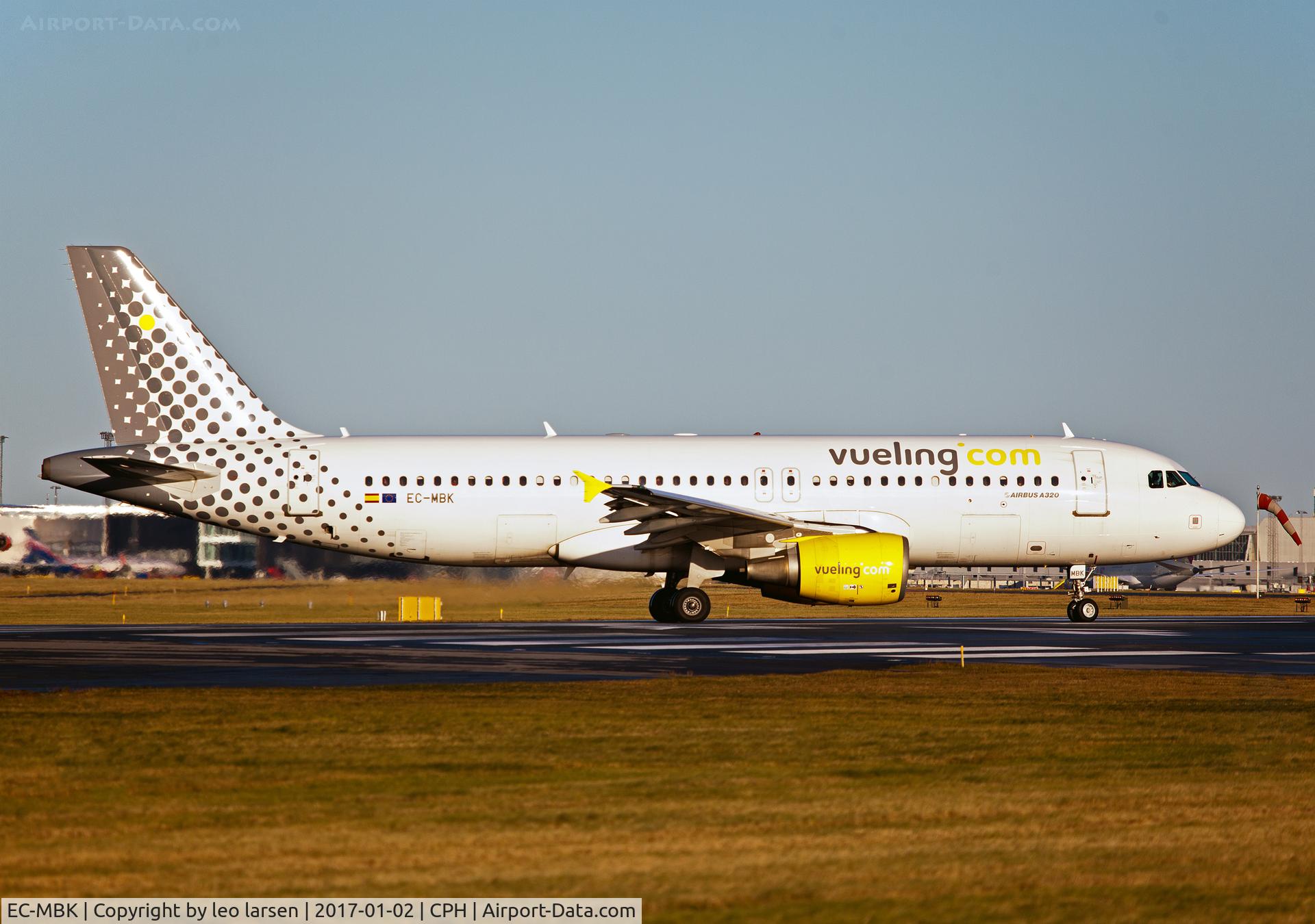 EC-MBK, 2006 Airbus A320-214 C/N 2658, Copenhagen 2.1.2017