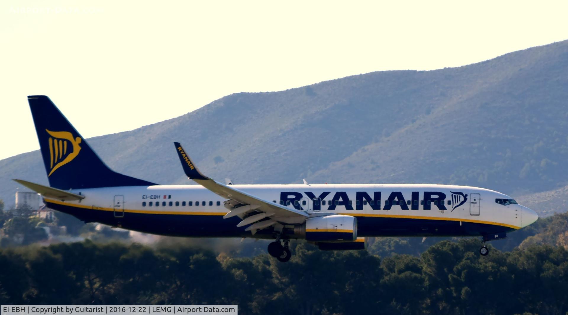 EI-EBH, 2009 Boeing 737-8AS C/N 37526, At Malaga