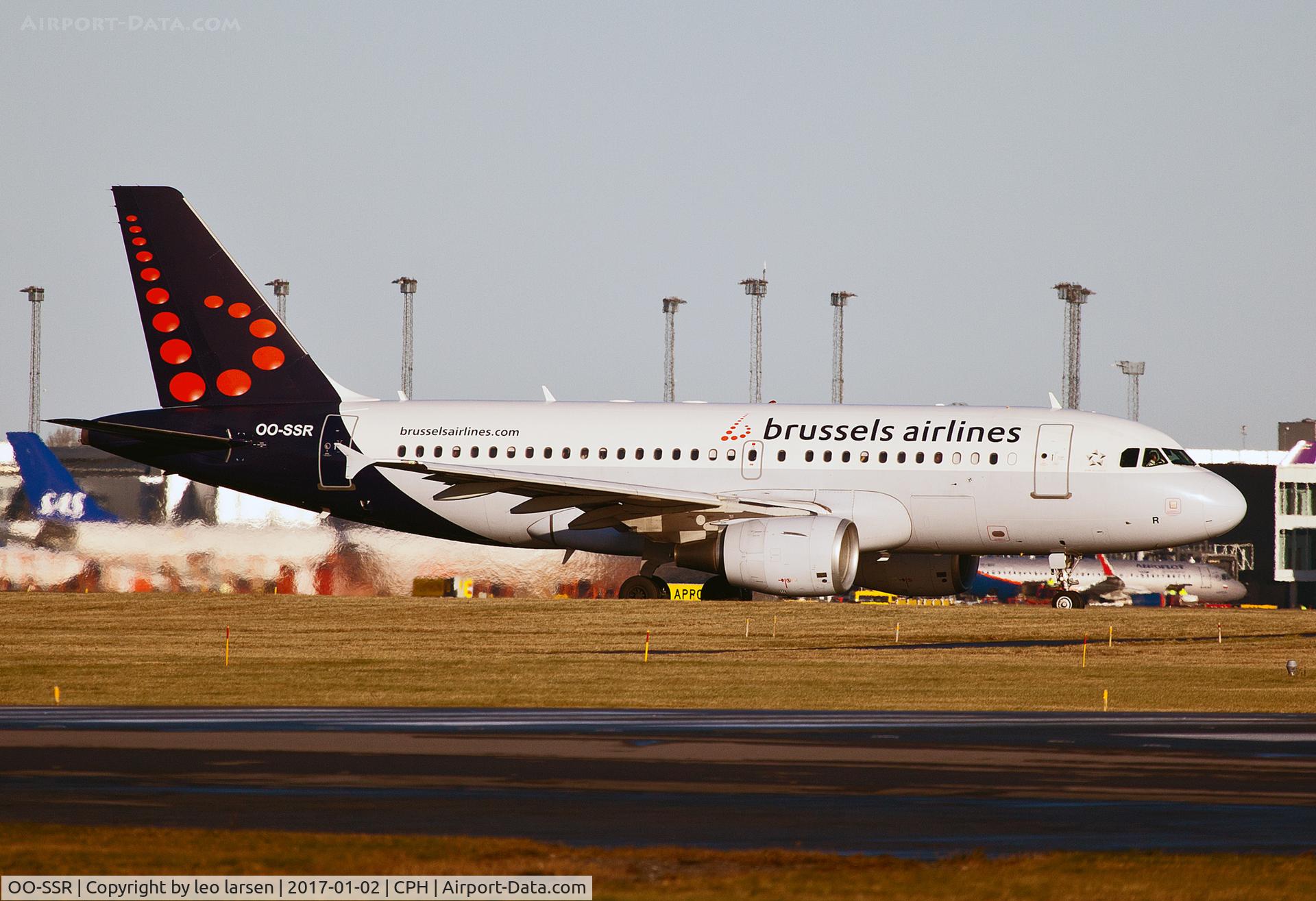 OO-SSR, 2010 Airbus A319-112 C/N 4275, Copenhagen 2.1.2017