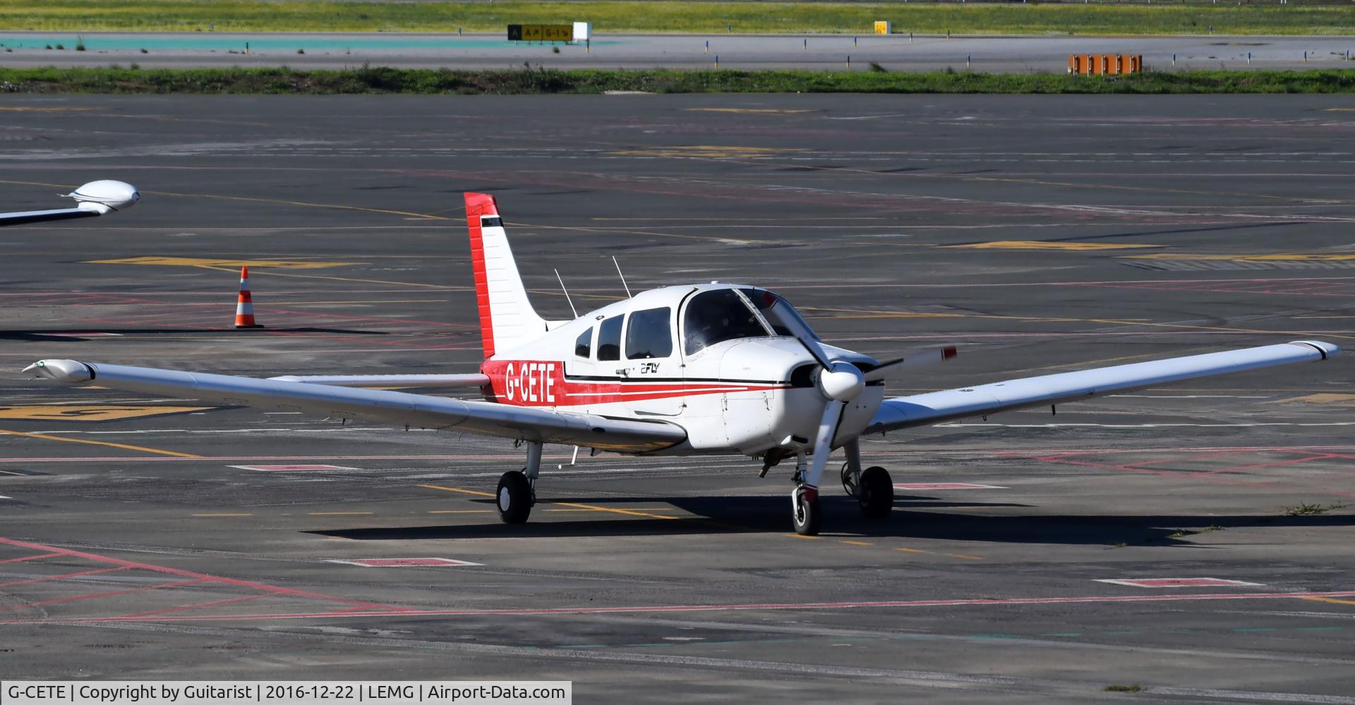 G-CETE, 2000 Piper PA-28-161 Cherokee Warrior III C/N 2842079, At Malaga