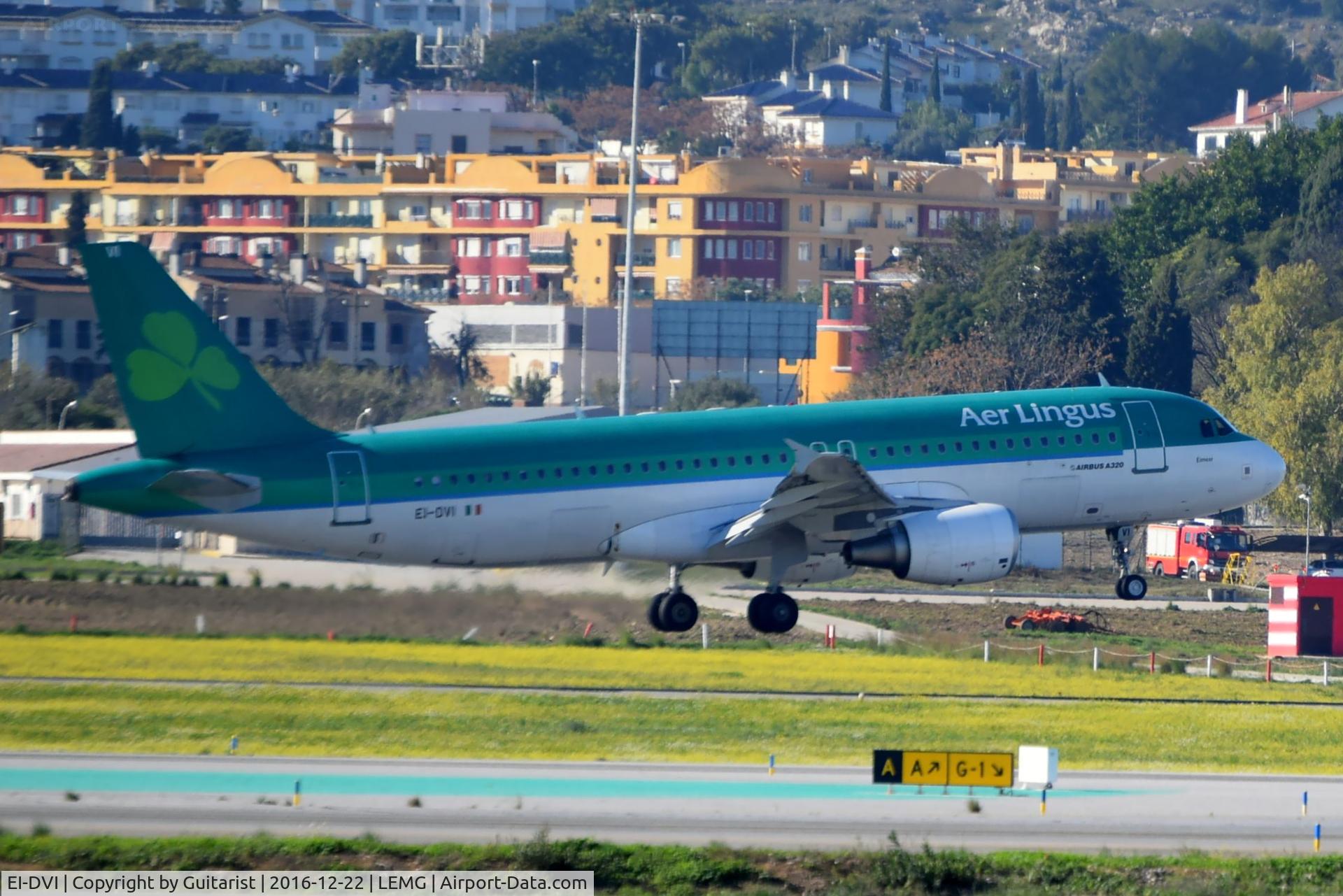 EI-DVI, 2008 Airbus A320-214 C/N 3501, At Malaga