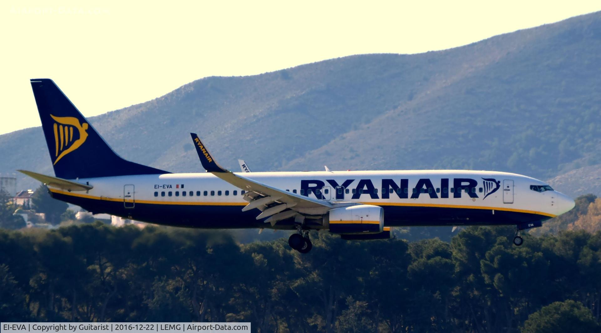EI-EVA, 2011 Boeing 737-8AS C/N 40288, At Malaga