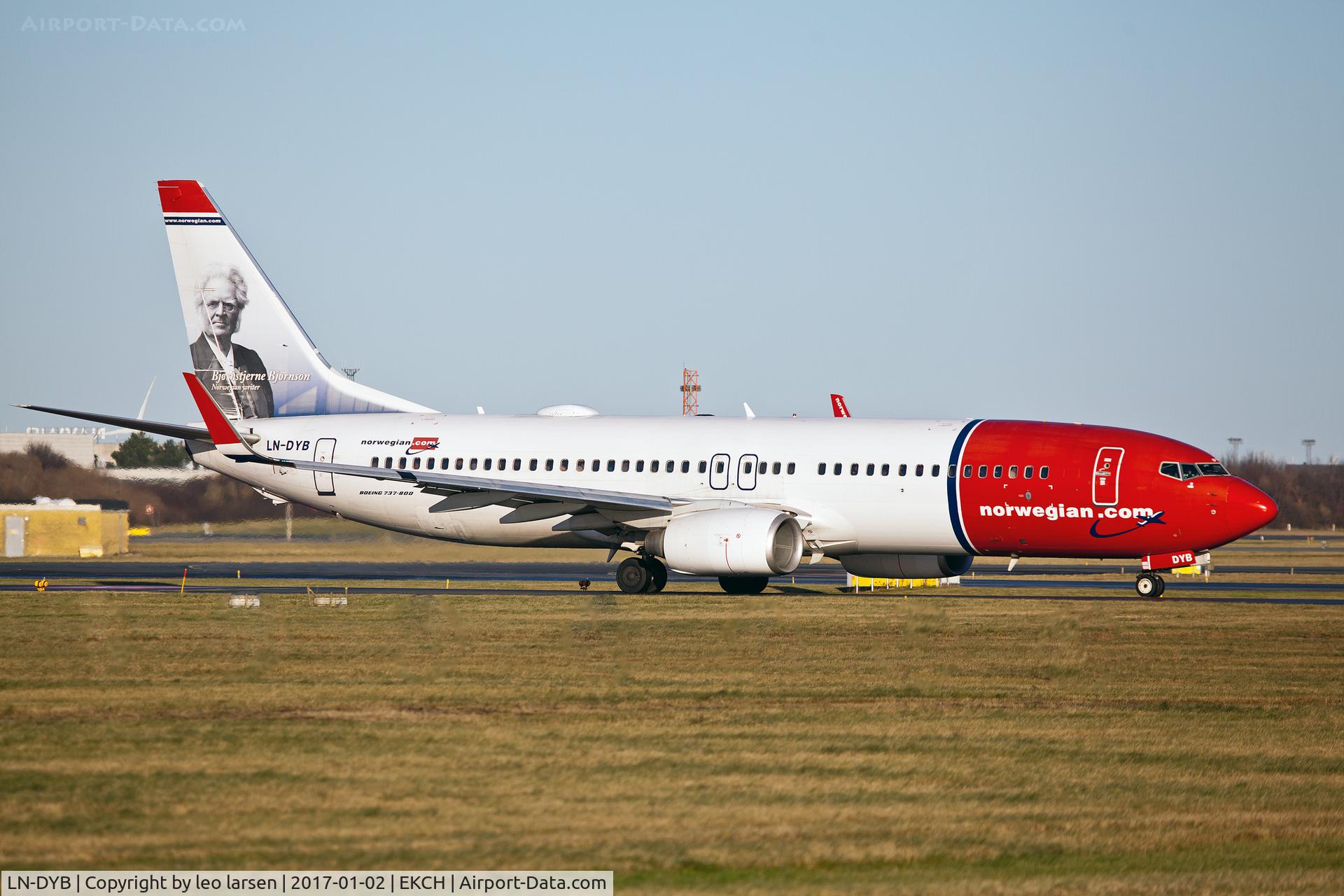 LN-DYB, 2009 Boeing 737-8JP C/N 39163, Copenhagen 2.1.2017