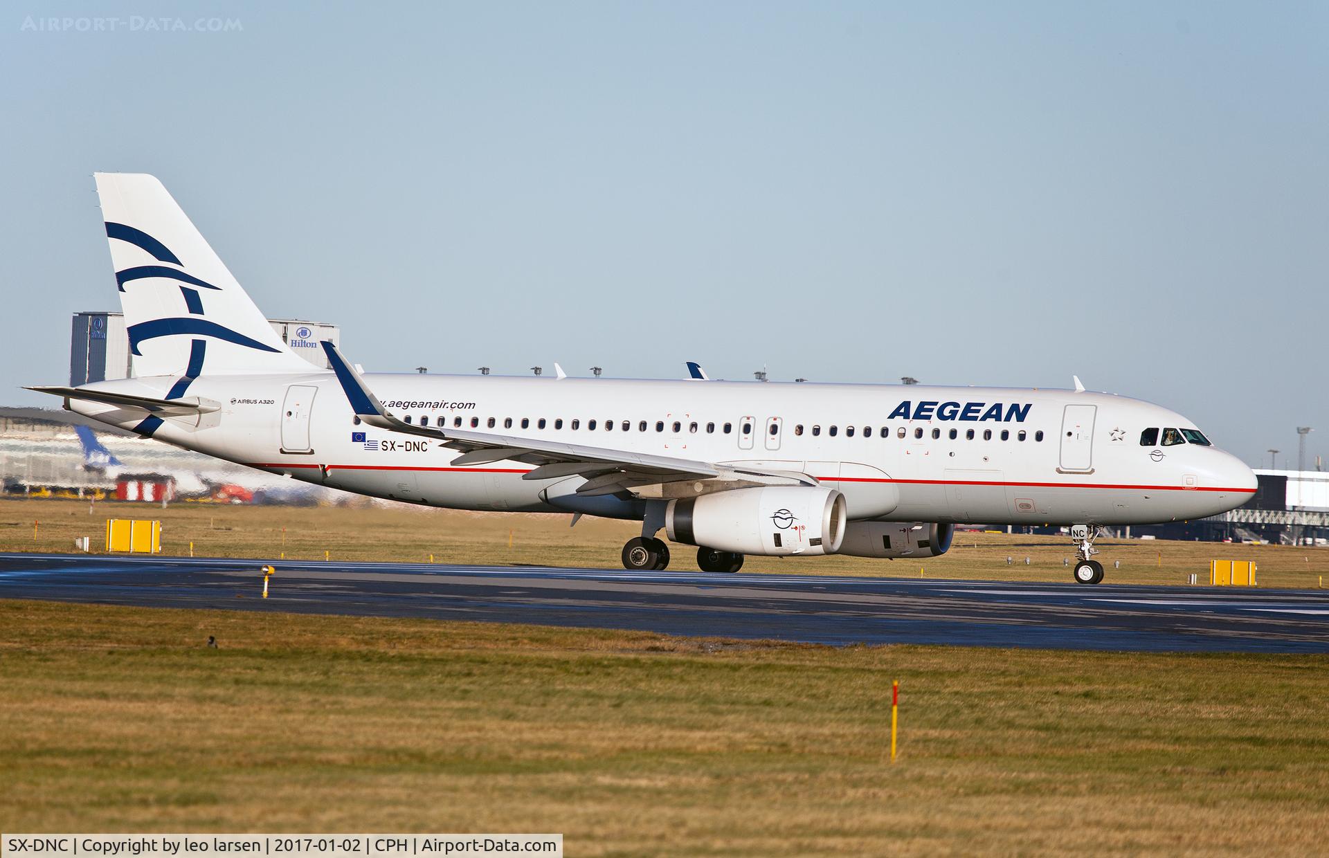 SX-DNC, 2016 Airbus A320-232 C/N 6961, Copenhagen 2.1.2017