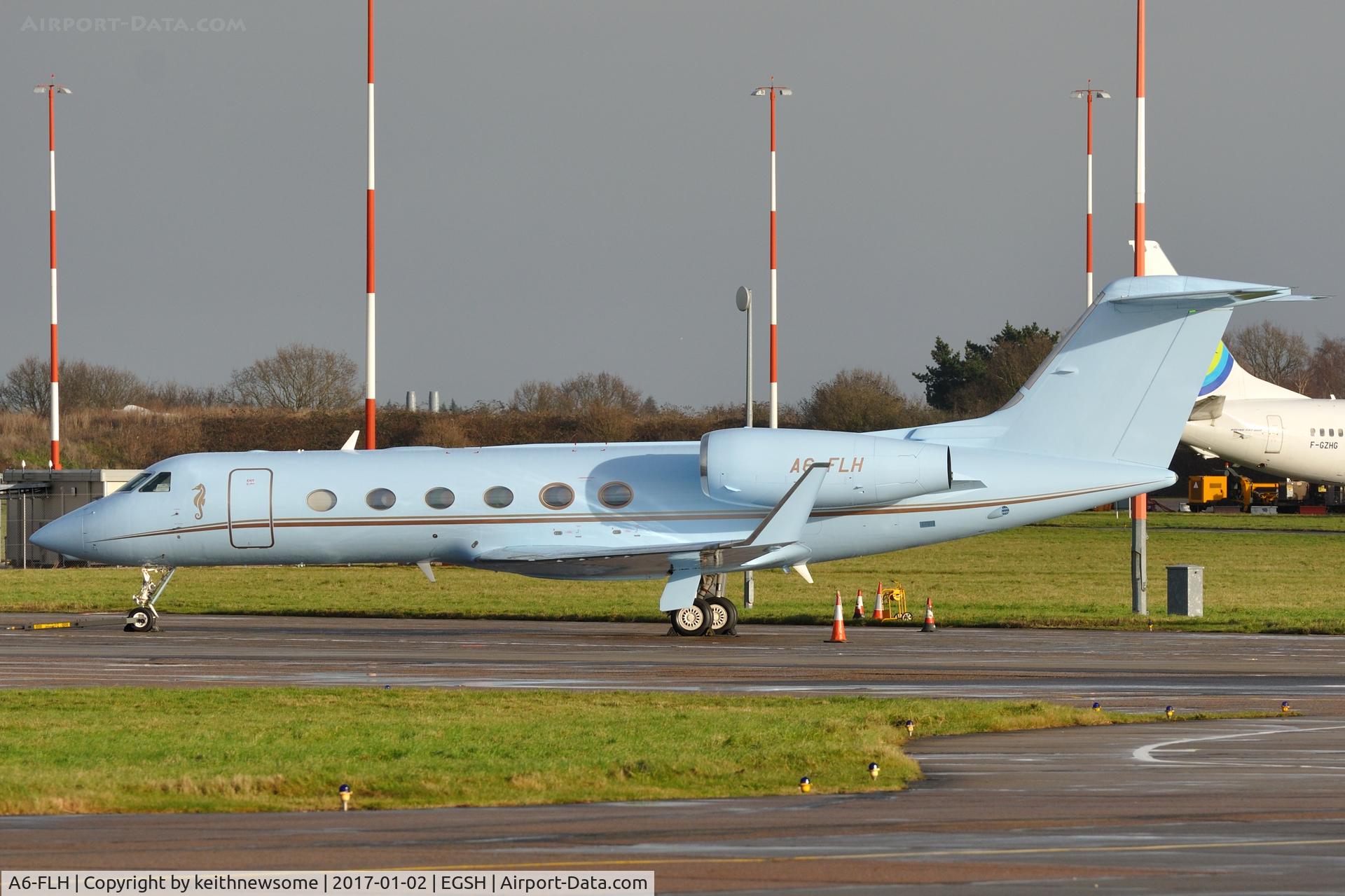 A6-FLH, 2009 Gulfstream Aerospace GIV-X (G450) C/N 4155, Recent re-spray.