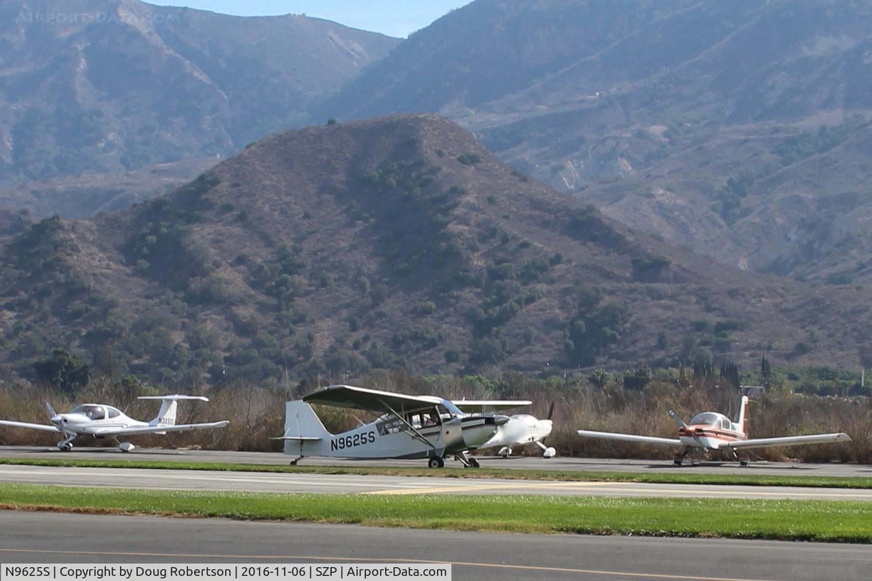 N9625S, 1966 Champion 7GCAA Citabria C/N 57, 1966 Champion 7GCAA CITABRIA, Lycoming O-320 150 Hp, landing roll Rwy 22L grass