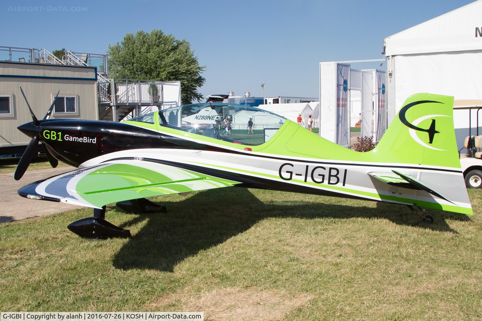 G-IGBI, 2015 Game Composites GBI Gamebird C/N 001, On display at AirVenture 2016