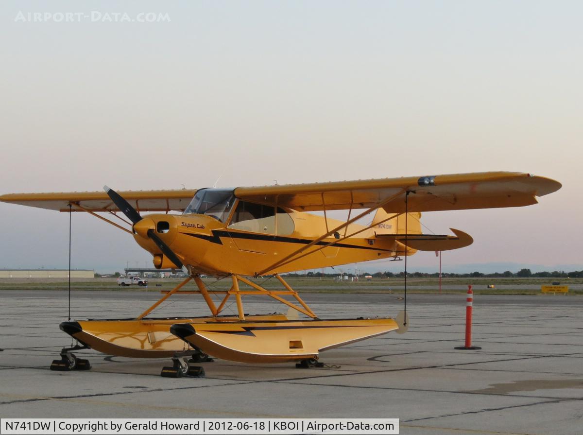 N741DW, 2005 Tubbs S/performance Air Inc PA18WB225 C/N PA0205, Parked on Western Aircraft ramp.