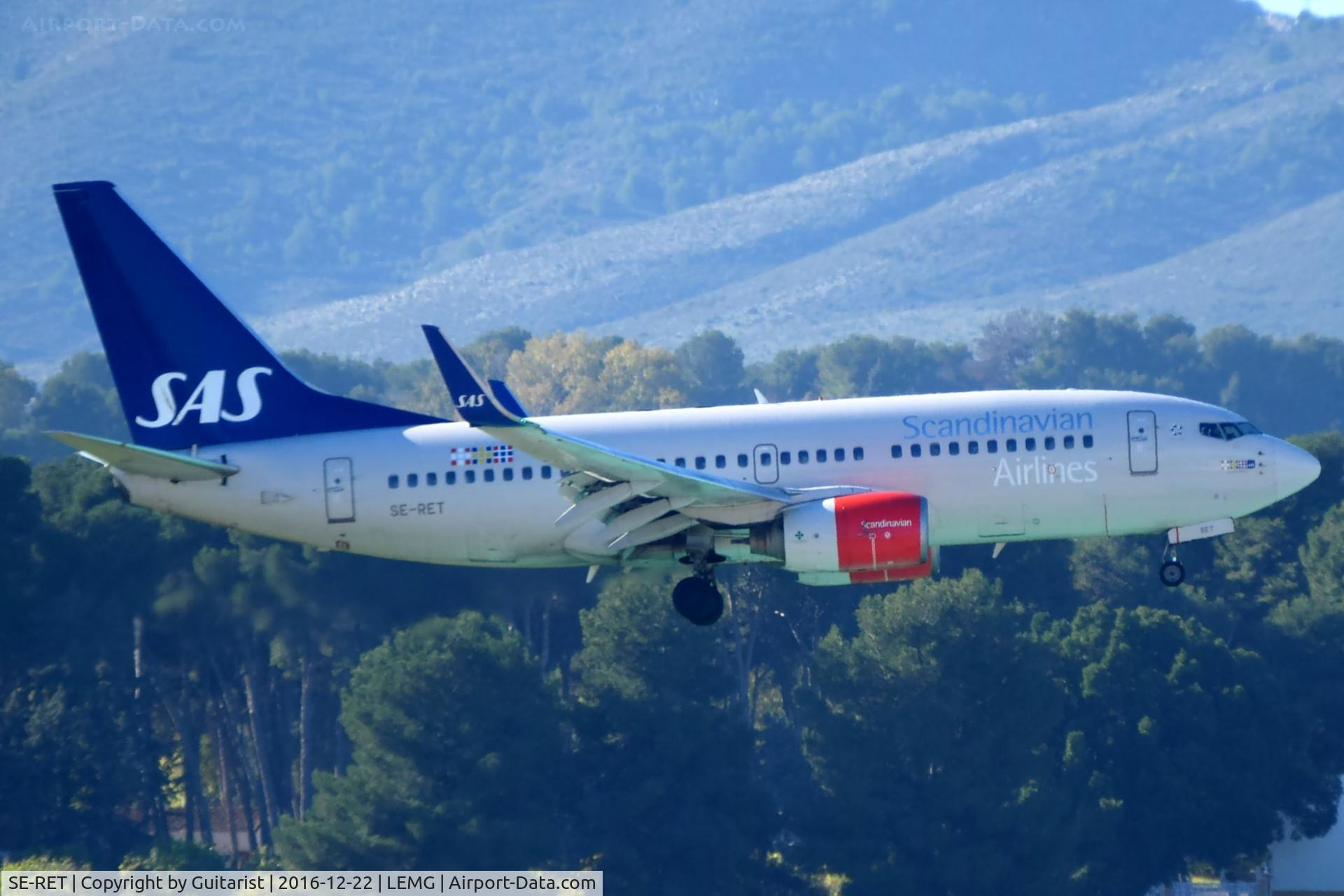 SE-RET, 2002 Boeing 737-76N C/N 32734, At Malaga
