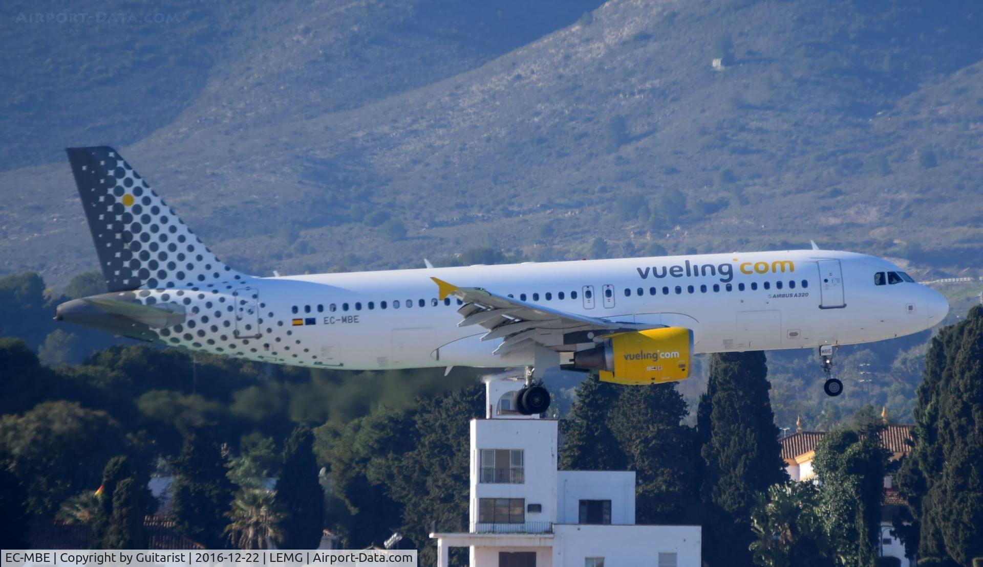 EC-MBE, 2008 Airbus A320-211 C/N 3476, At Malaga