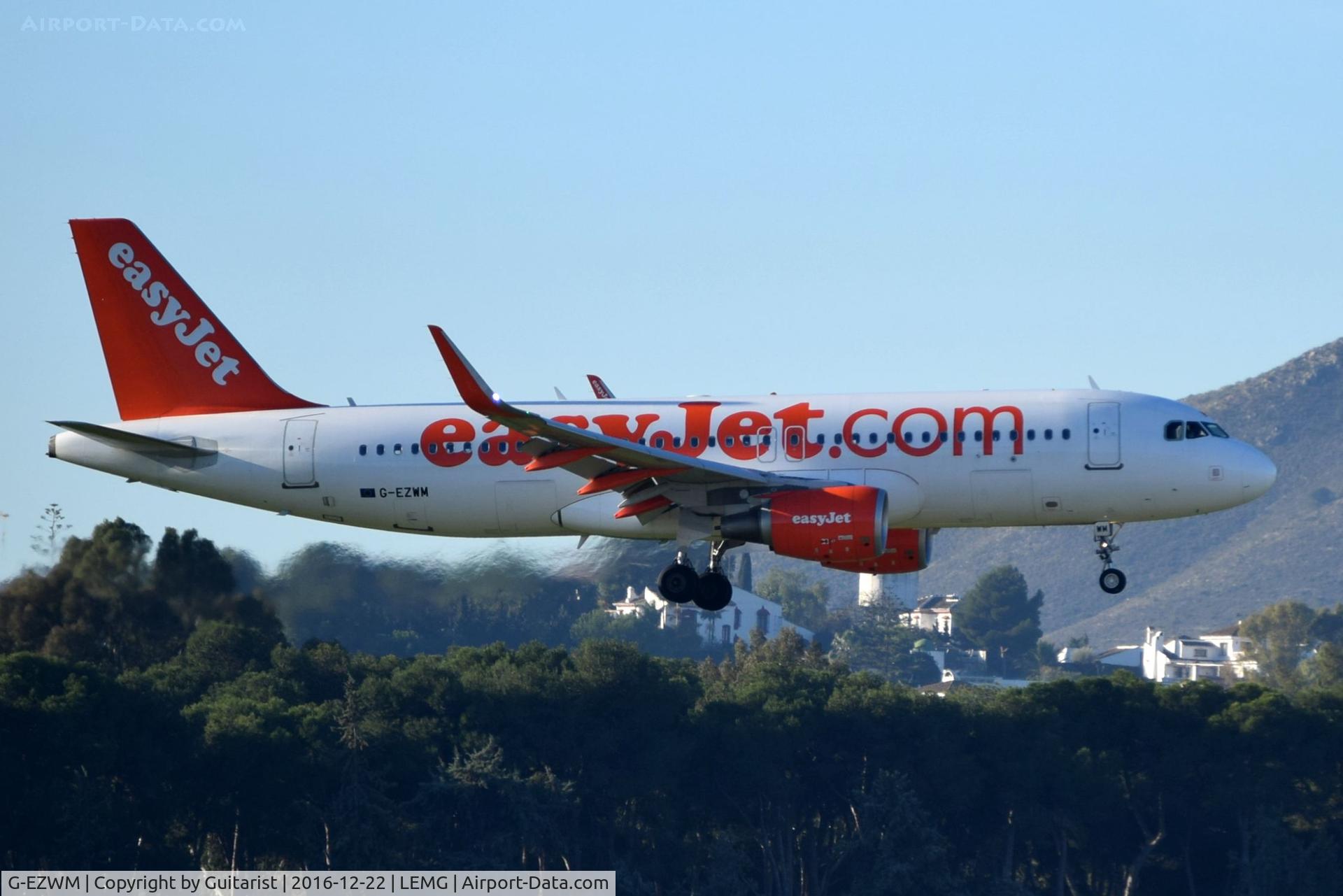G-EZWM, 2013 Airbus A320-214 C/N 5739, At Malaga