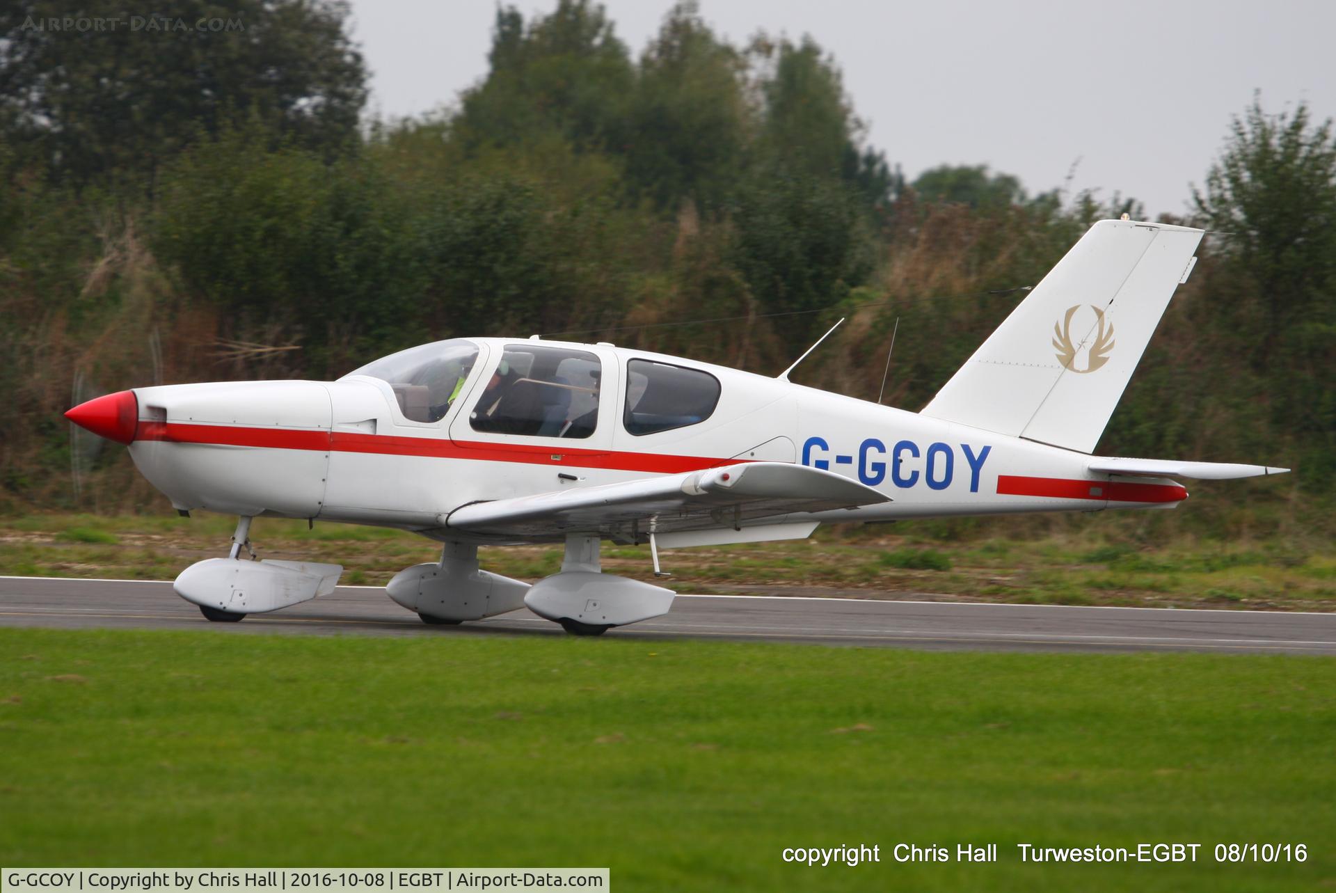 G-GCOY, 1981 Socata TB-9 Tampico C/N 233, at Turweston
