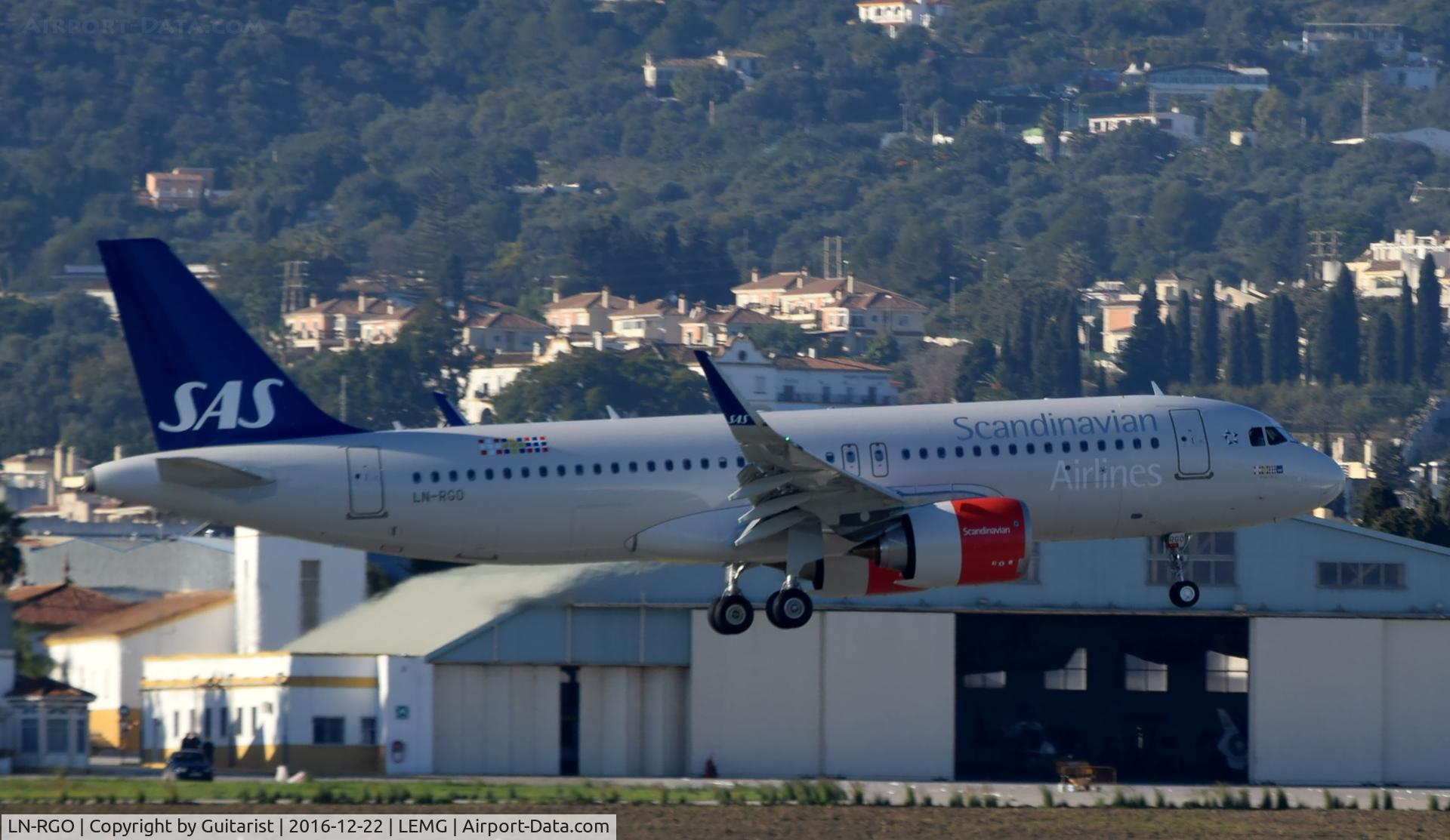 LN-RGO, 2016 Airbus A320-251N C/N 7352, At Malaga