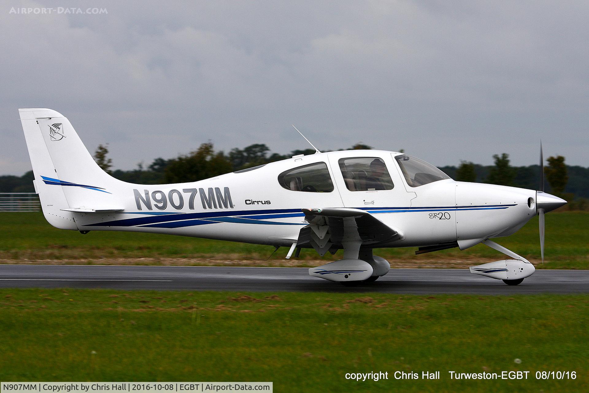 N907MM, 2003 Cirrus SR20 C/N 1270, at Turweston