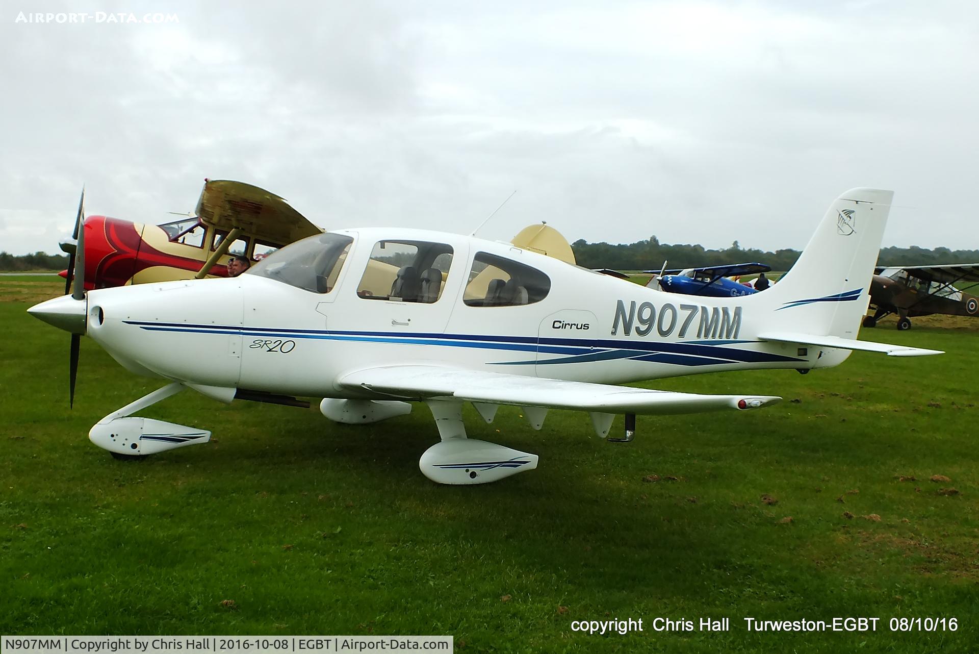 N907MM, 2003 Cirrus SR20 C/N 1270, at Turweston
