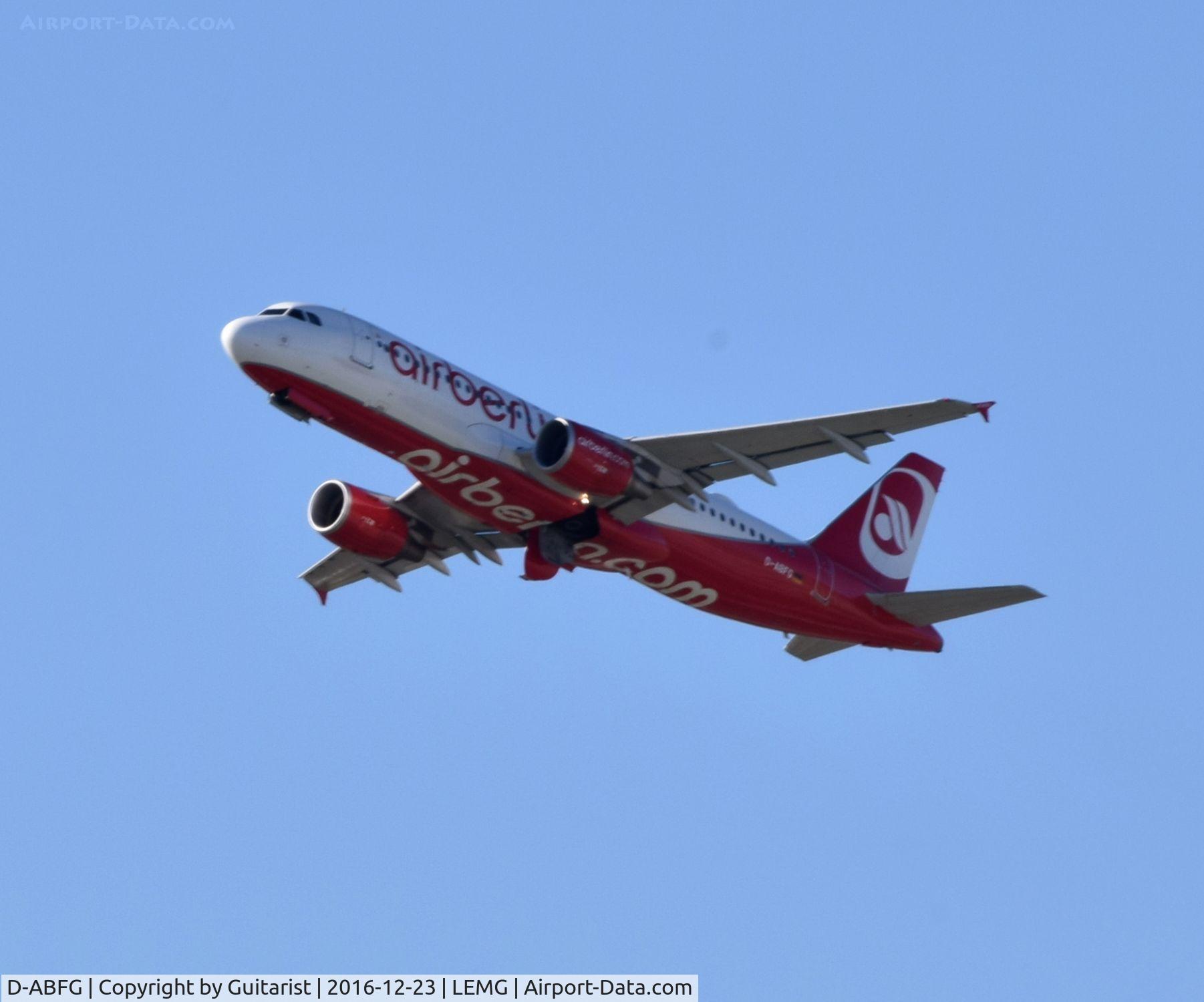 D-ABFG, 2010 Airbus A320-214 C/N 4291, At Malaga
