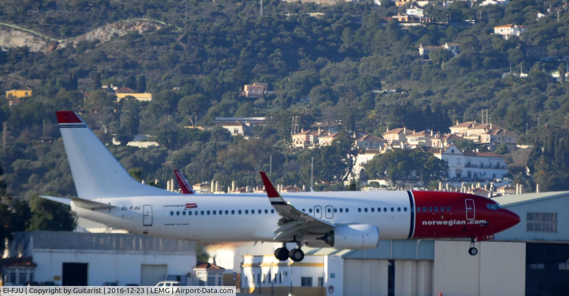 EI-FJU, 2016 Boeing 737-8JP C/N 42273, At Malaga