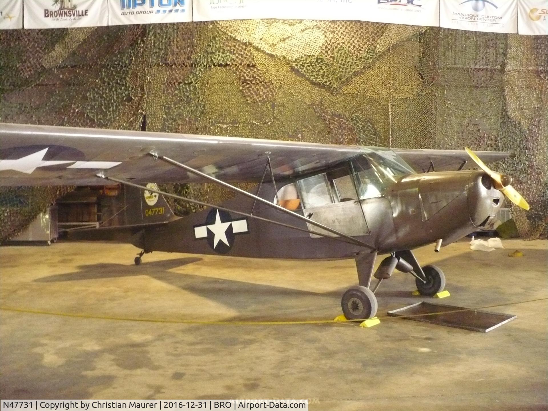 N47731, 1942 Taylorcraft DCO-65 C/N L-4628, Taylorcraft DCO